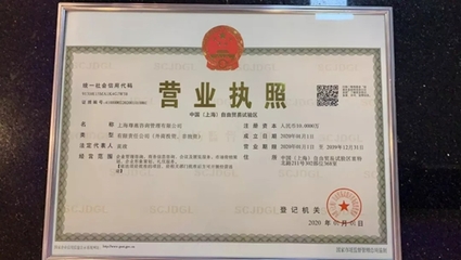 2020年首日上海市場(chǎng)監(jiān)管頒發(fā)《外商投資法》實(shí)施后首張資產(chǎn)管理營(yíng)業(yè)執(zhí)照